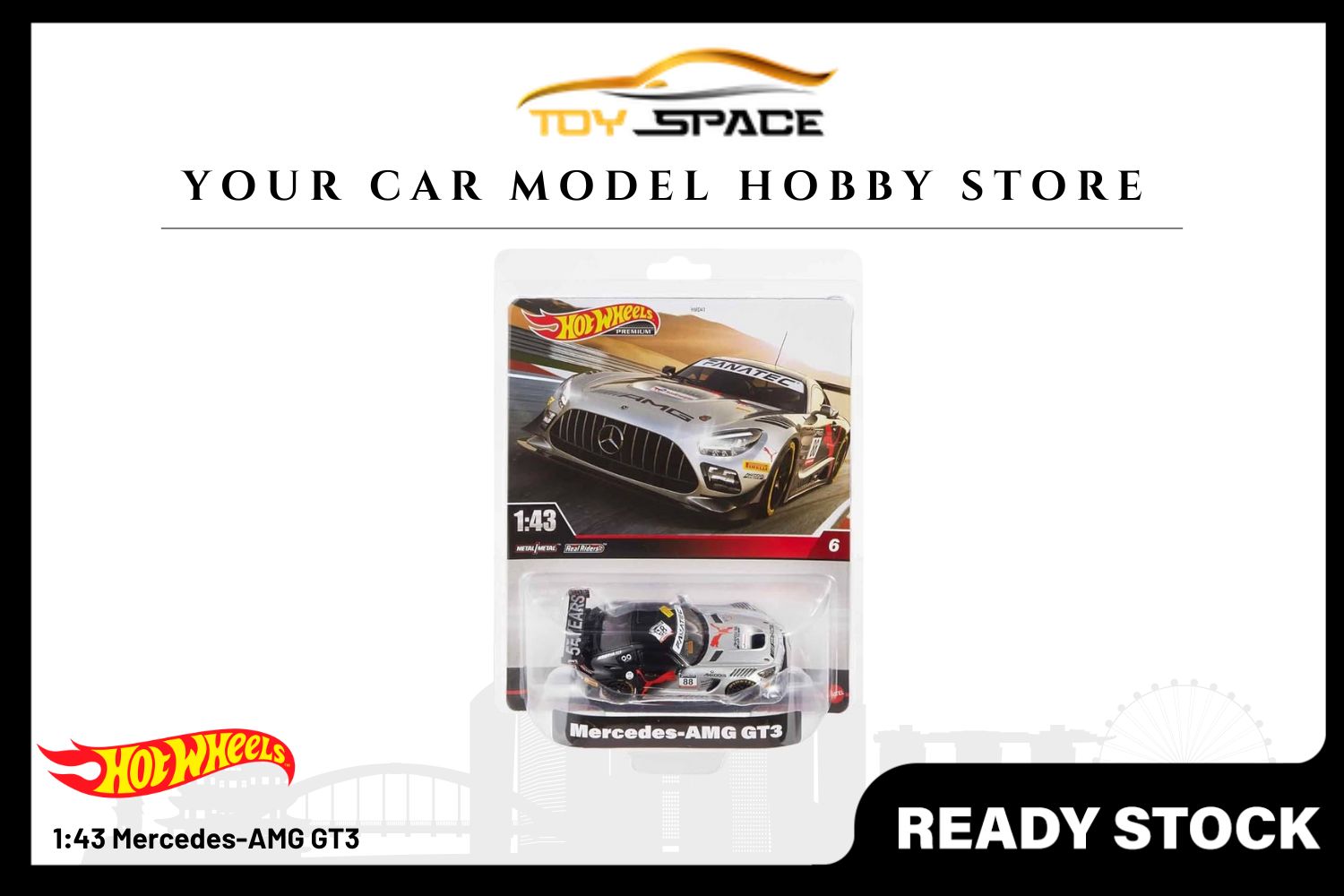 [HOT WHEELS] 1:43 Mercedes AMG GT3