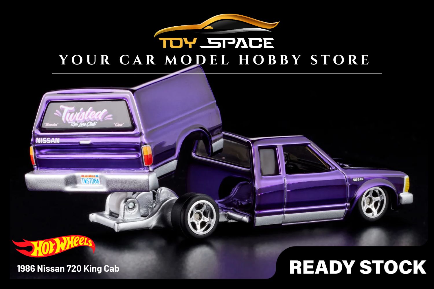 [HOT WHEELS] 1986 Nissan 720 King Cab [Red Line Club]