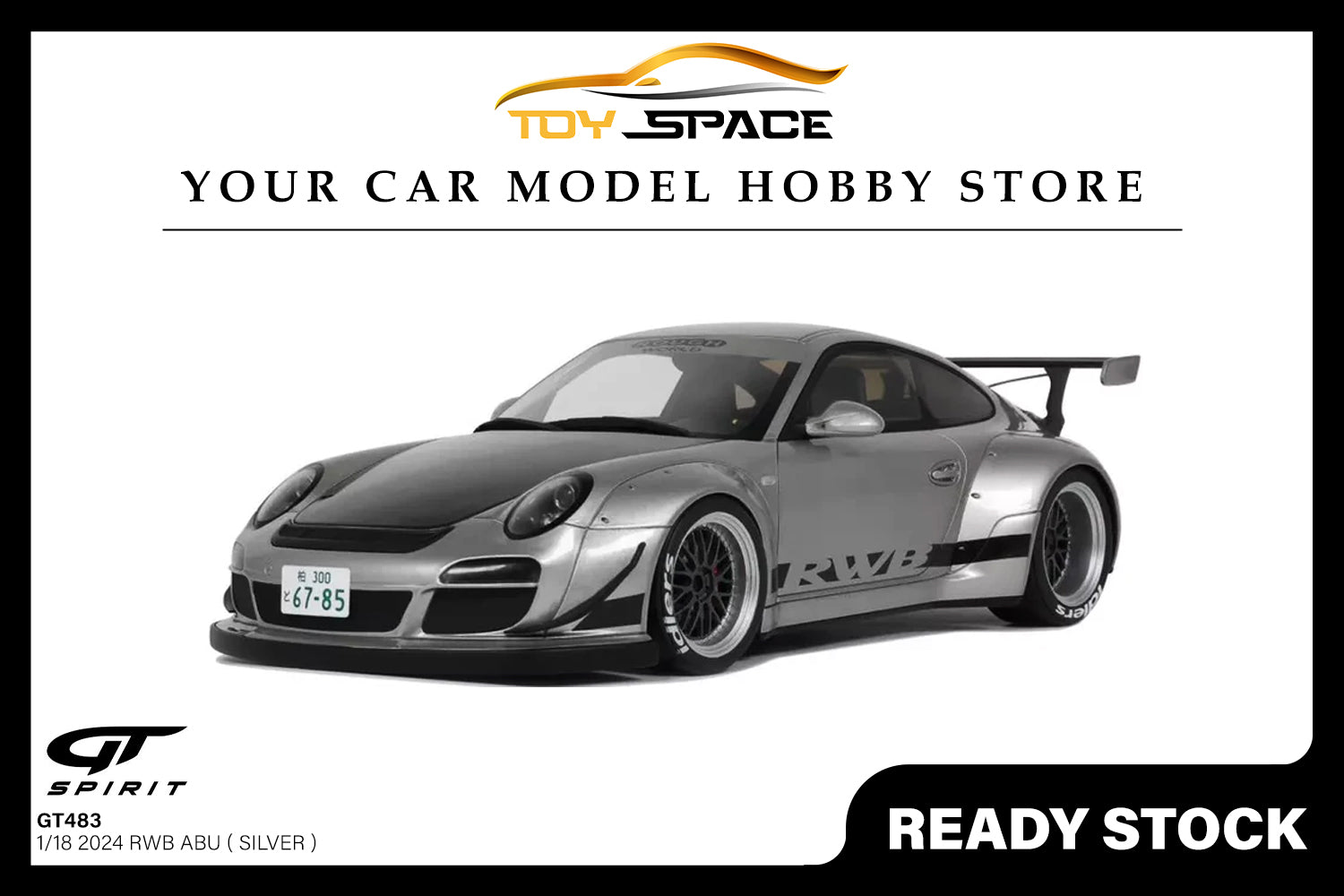 [GT SPIRIT] 1/18 RWB Abu Silver 2024 [GT483]