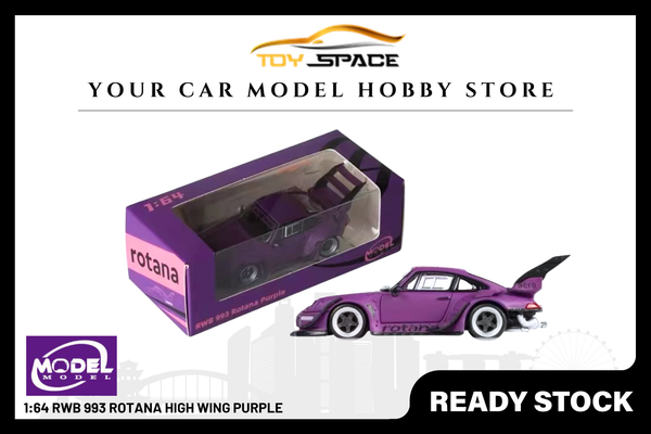 [MODEL MODEL] 1:64 RWB 993 Rotana High Wing Purple