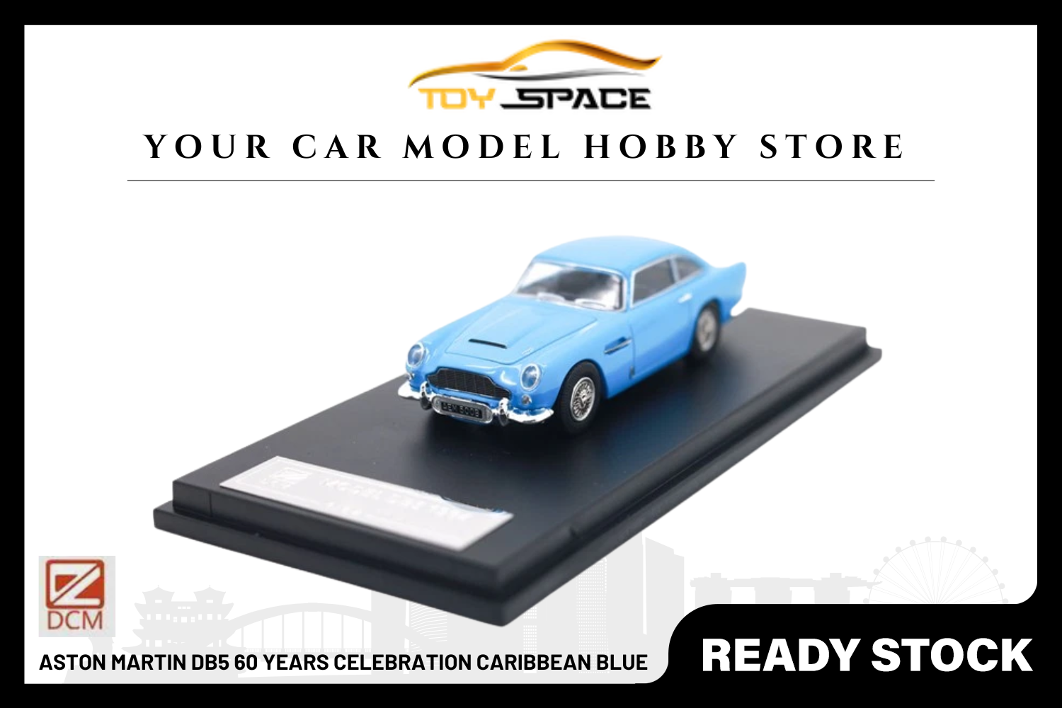 [DCM] 1:64 Aston Martin DB5 60 Years Celebration Caribbean Blue