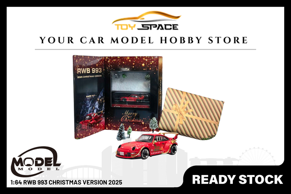 [MODEL MODEL] 1:64 RWB 993 Christmas Version 2025