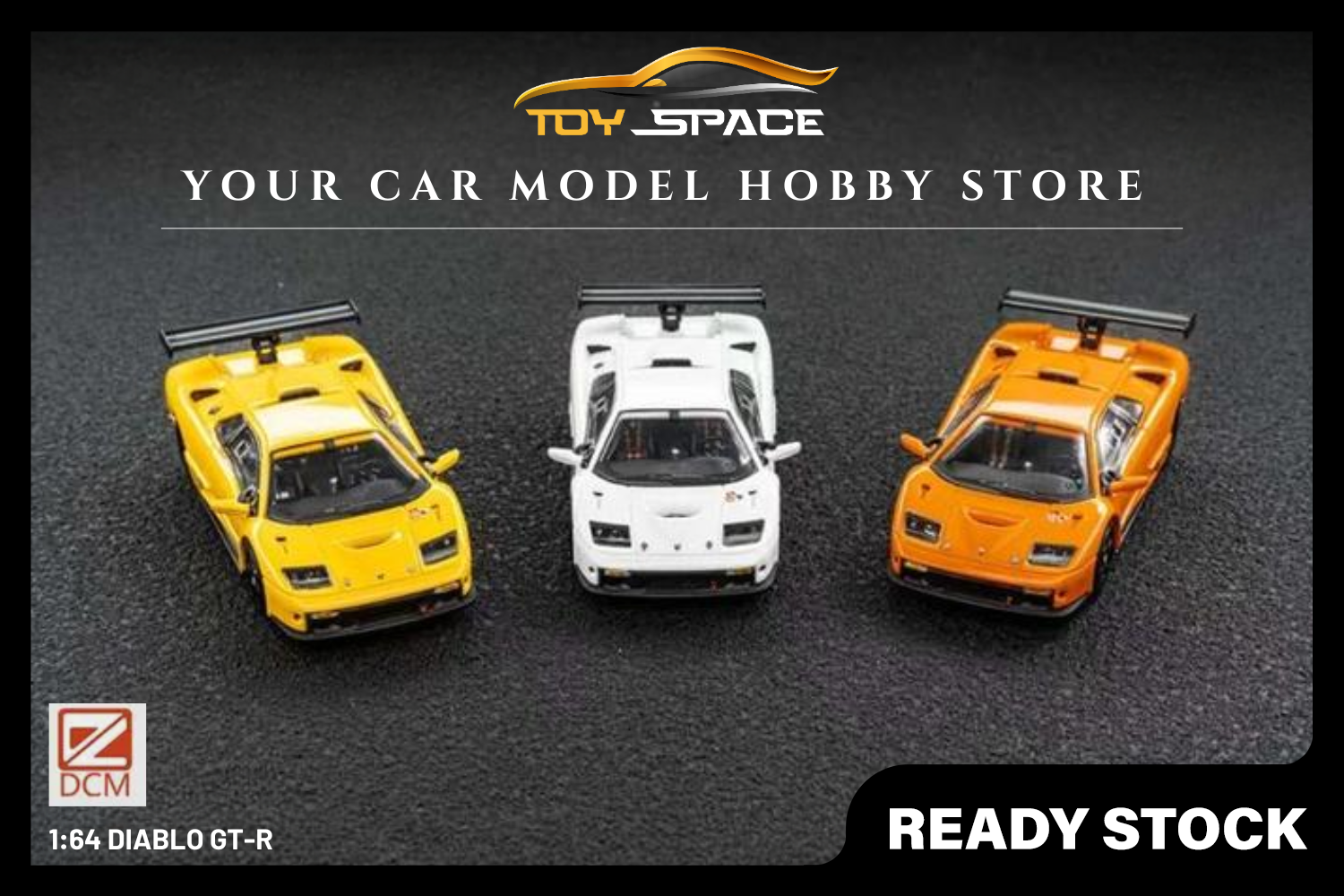 [DCM] 1:64 Diablo GT-R - Toy Space Diecast Online Store Singapore