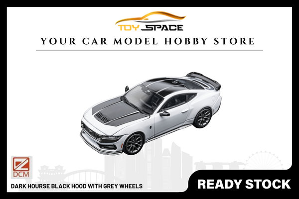 [DCM] 1:64 Dark Hourse Black Hood With Grey Wheels