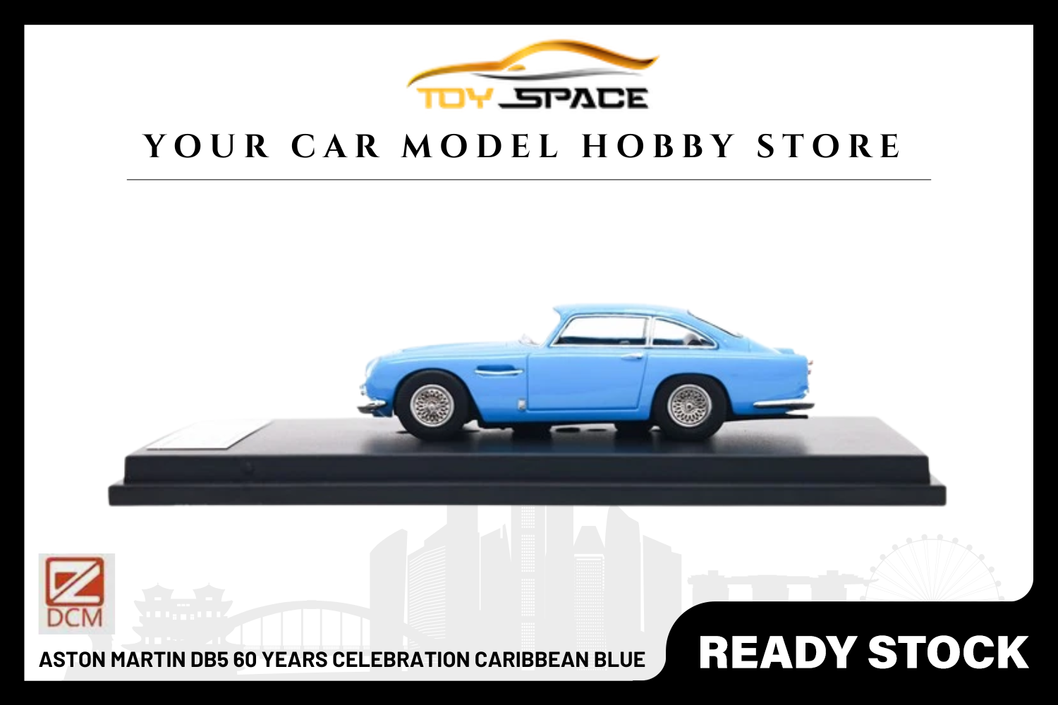 [DCM] 1:64 Aston Martin DB5 60 Years Celebration Caribbean Blue