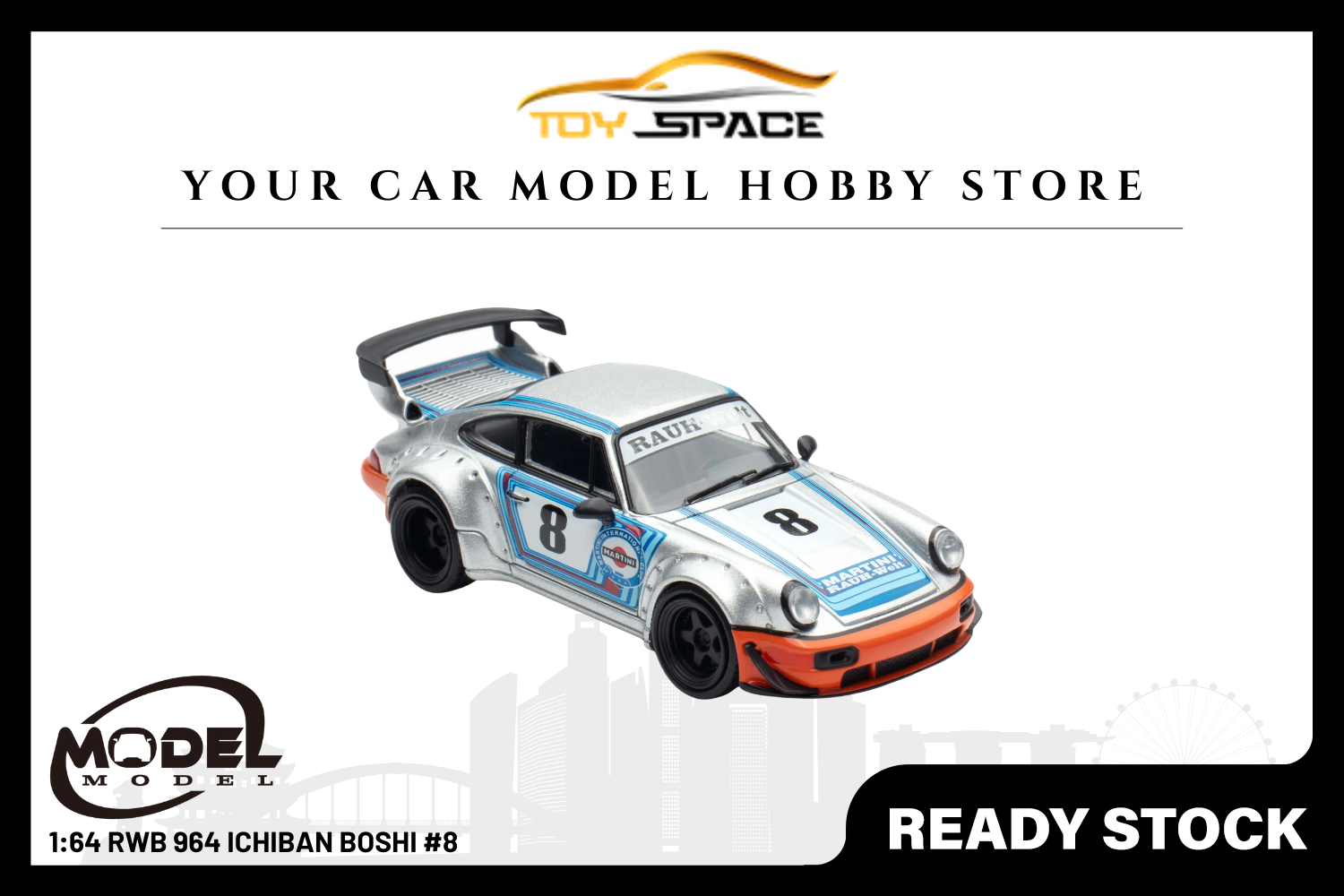 [MODEL MODEL] 1:64 RWB 964 Ichiban Boshi #8