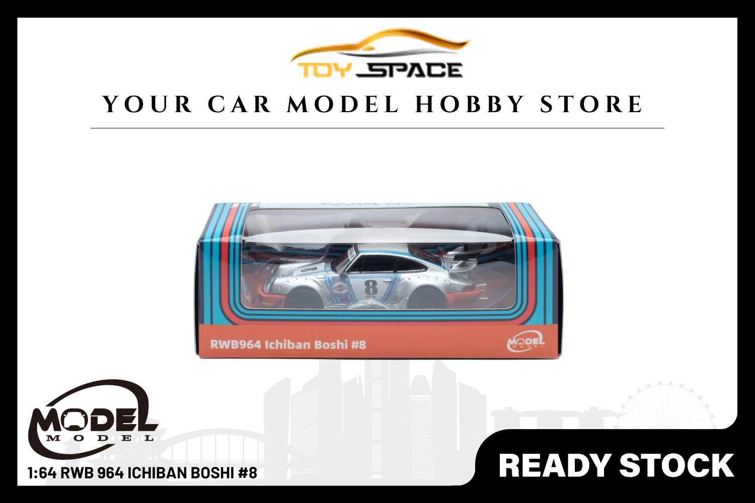 [MODEL MODEL] 1:64 RWB 964 Ichiban Boshi #8