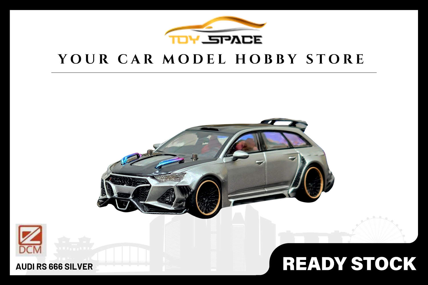 [DCM] 1:64 Audi RS 666 Silver