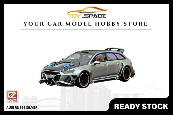 [DCM] 1:64 Audi RS 666 Silver
