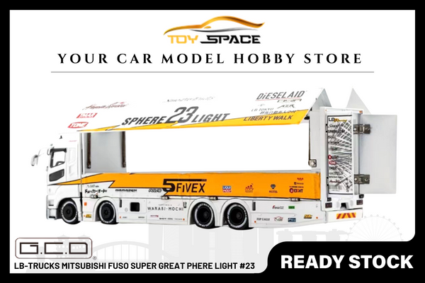 [GCD] 1:64 LB-Trucks Mitsubishi Fuso Super Great Phere Light #23
