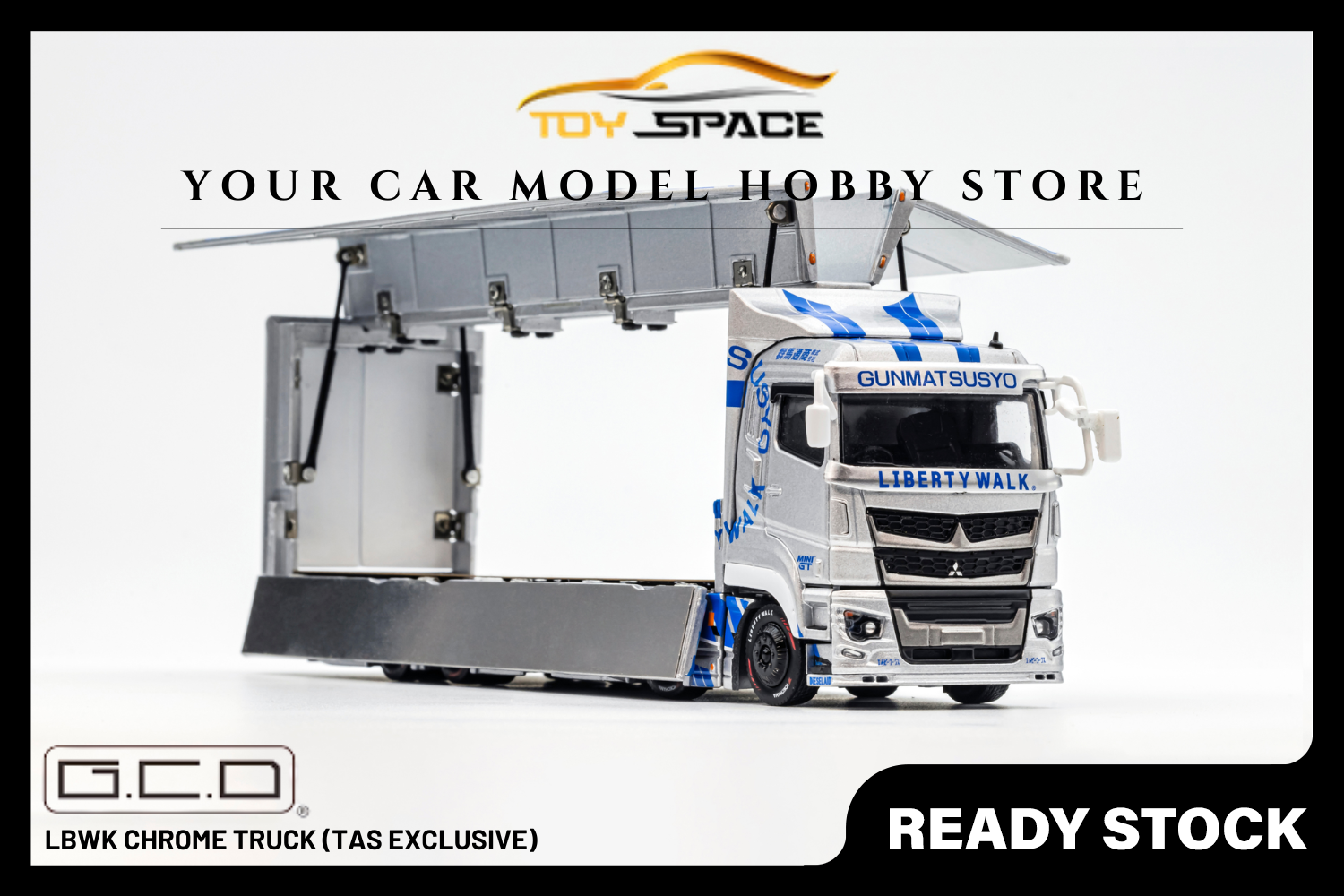 [GCD] 1:64 LBWK Chrome Truck (TAS Exclusive)
