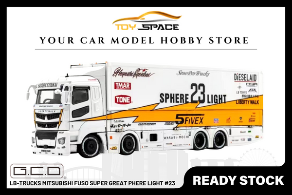 [GCD] 1:64 LB-Trucks Mitsubishi Fuso Super Great Phere Light #23