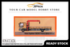 [GCD] 1:64 Mitsubishi Fuso Fighter [1024] Yellow Truck With Crane