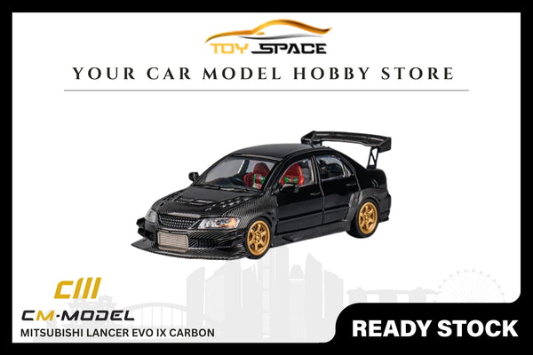 [CM MODEL] 1:64 Mitsubishi Lancer Evo IX Carbon