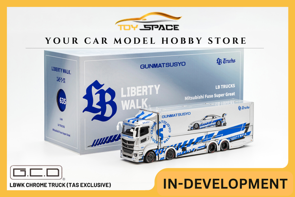 [GCD] 1:64 LBWK Chrome Truck (TAS Exclusive)
