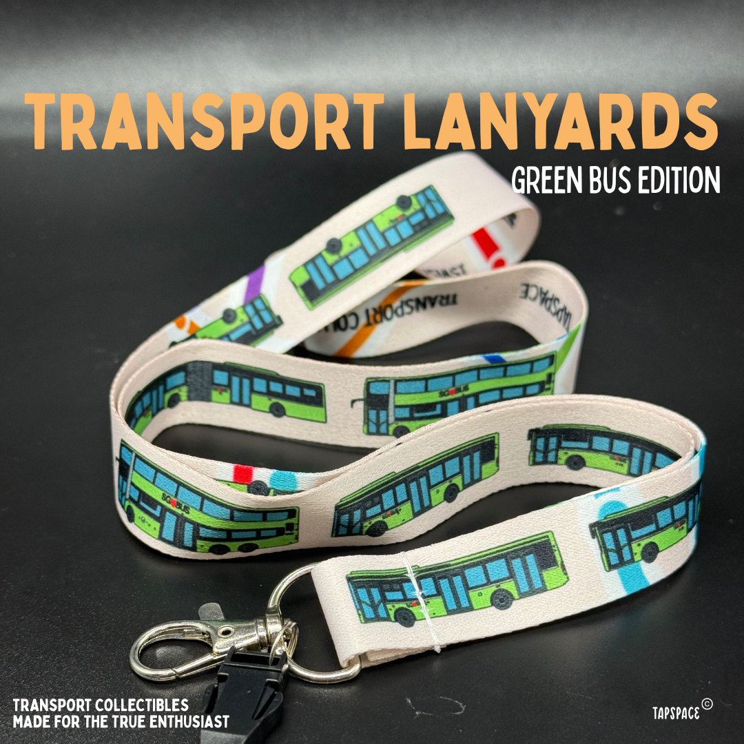 Transport Lanyard – Green Bus Edition