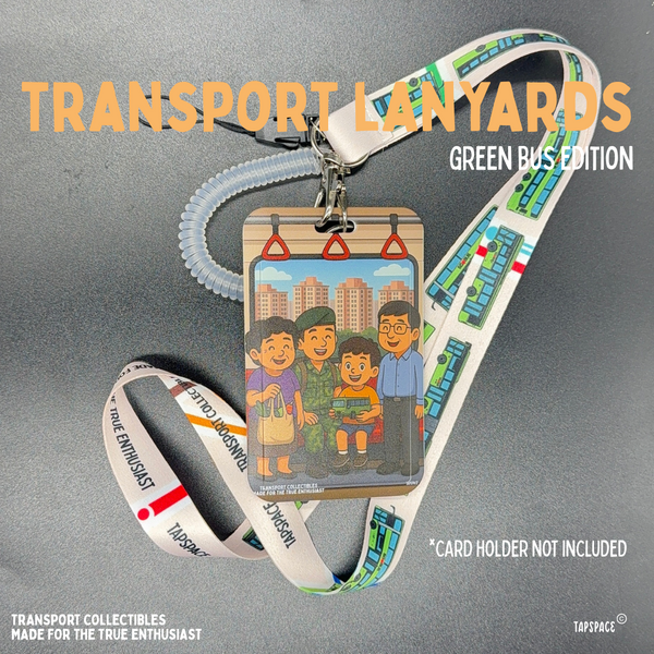 Transport Lanyard – Green Bus Edition