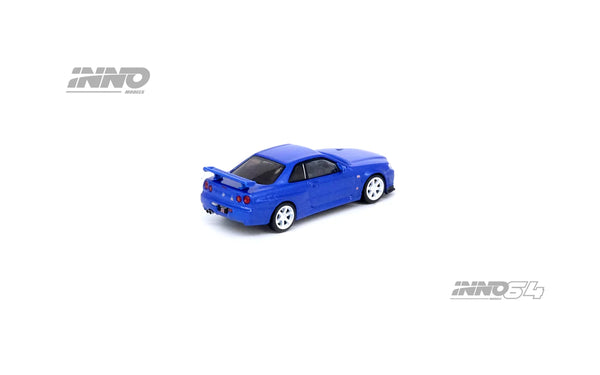 Inno64 Nissan Skyline GT-R (R34) V-Spec II Nur Bayside Blue