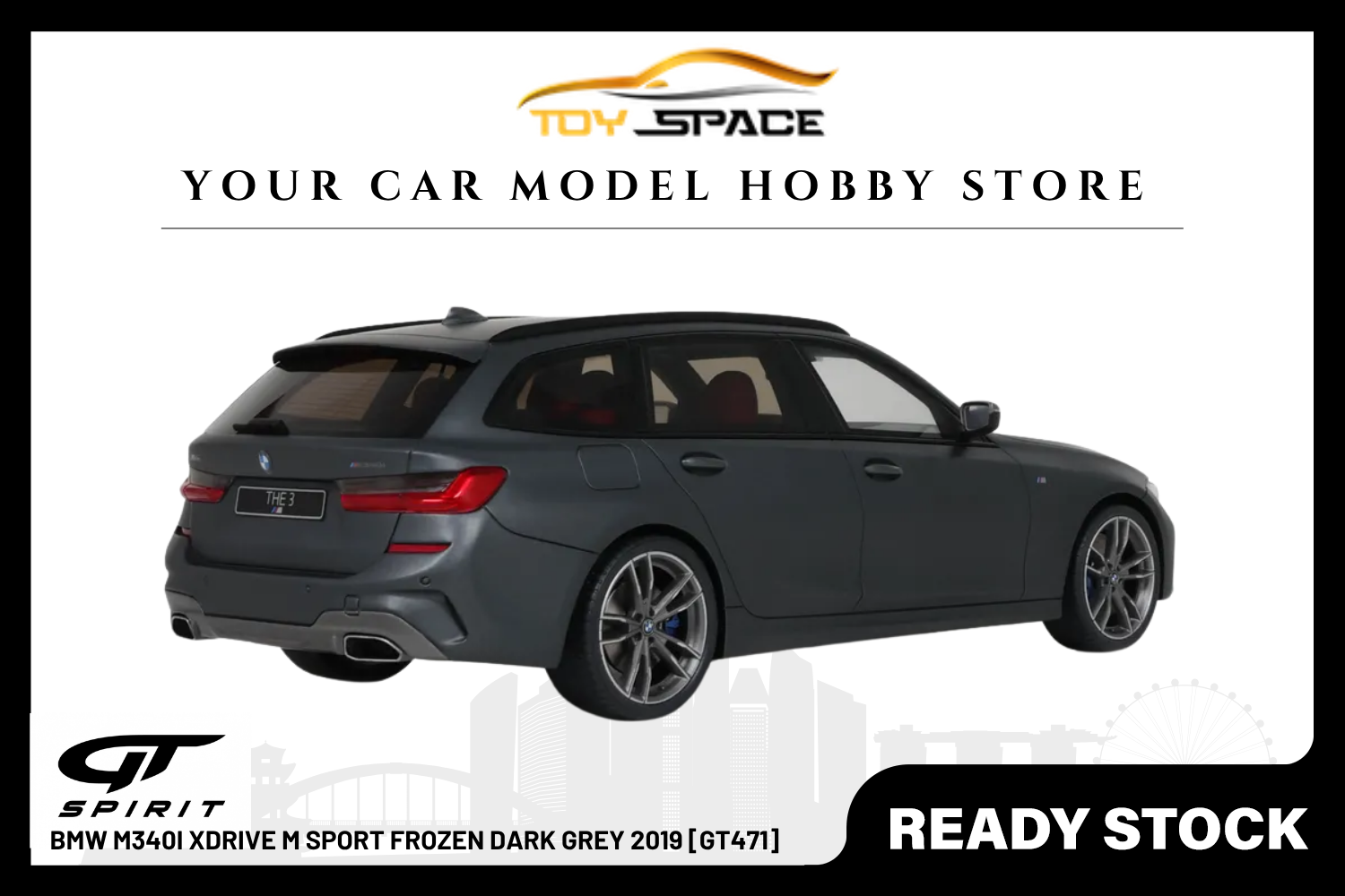 [GT SPIRIT] 1:18 BMW M340i xDrive M Sport Frozen Dark Grey 2019 [GT471]