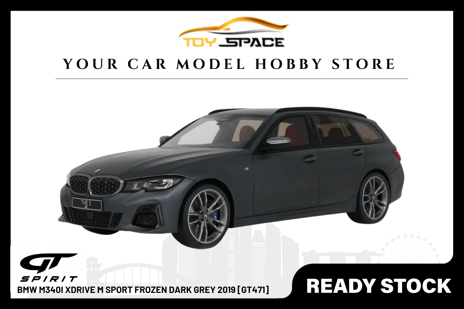 [GT SPIRIT] 1:18 BMW M340i xDrive M Sport Frozen Dark Grey 2019 [GT471]