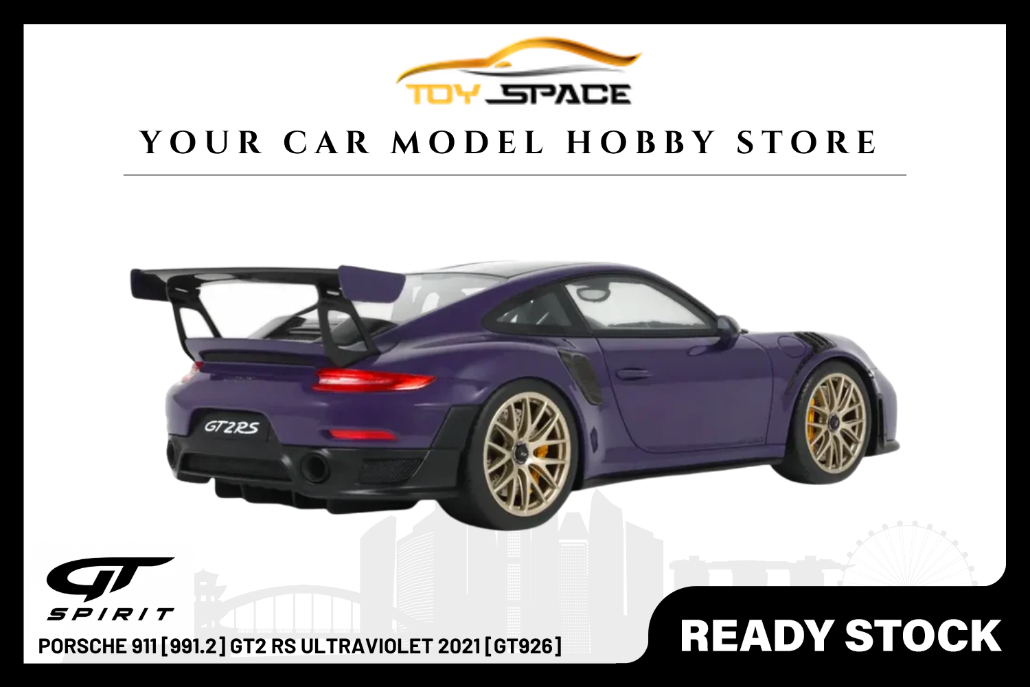[GT SPIRIT] 1:18 Porsche 911 [991.2] GT2 RS Ultraviolet 2021 [GT926]