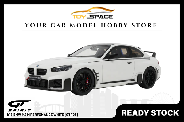 [GT SPIRIT] 1:18 BMW M2 M Perfomance White [GT476] - Toy Space Diecast Online Store Singapore