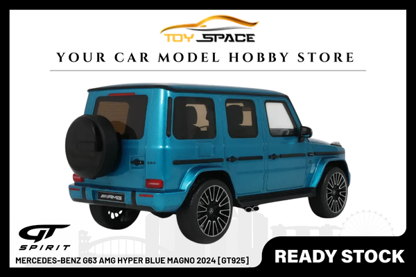 [GT SPIRIT] 1:18 Mercedes-Benz G63 AMG Hyper Blue Magno 2024 [GT925]
