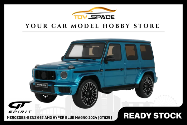 [GT SPIRIT] 1:18 Mercedes-Benz G63 AMG Hyper Blue Magno 2024 [GT925]