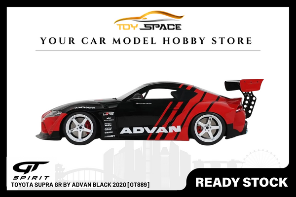 [GT SPIRIT] 1:18 Toyota Supra GR By Advan Black 2020 [GT889]