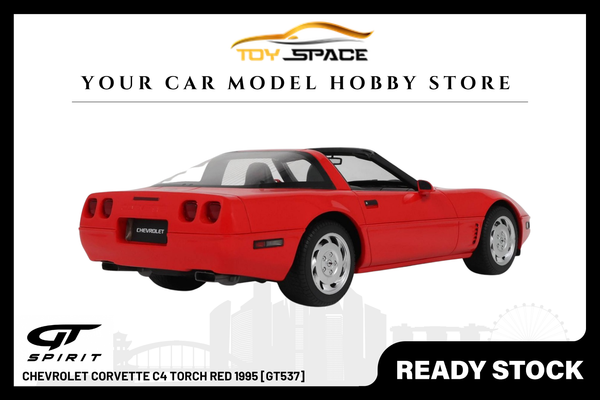 [GT SPIRIT] 1:18 Chevrolet Corvette C4 Torch Red 1995 [GT537]