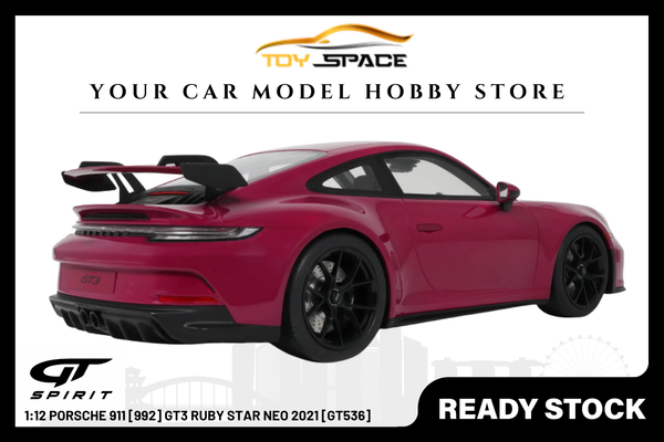 [GT SPIRIT] 1:12 Porsche 911 [992] GT3 Ruby Star Neo 2021 [GT536]