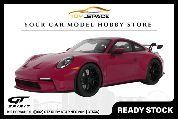 [GT SPIRIT] 1:12 Porsche 911 [992] GT3 Ruby Star Neo 2021 [GT536]