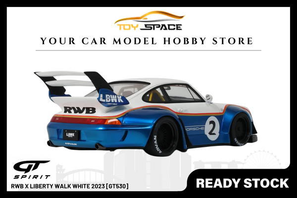 [GT SPIRIT] 1:18 RWB X Liberty Walk White 2023 [GT530]