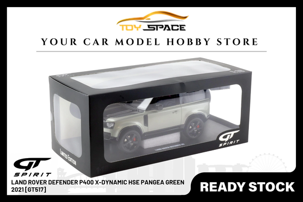 [GT SPIRIT] 1:18 Land Rover Defender P400 X-Dynamic HSE Pangea Green 2021 [GT517]