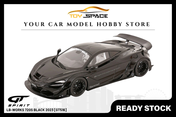 [GT SPIRIT] 1:18 LB-WORKS 720S Black 2023 [GT516]