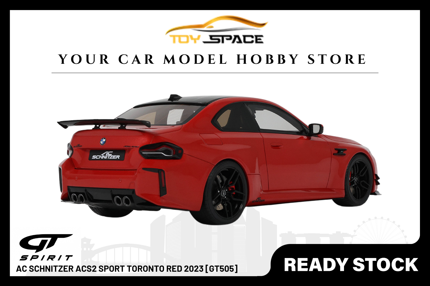 [GT SPIRIT] 1:18 AC Schnitzer ACS2 Sport Toronto Red 2023 [GT505]