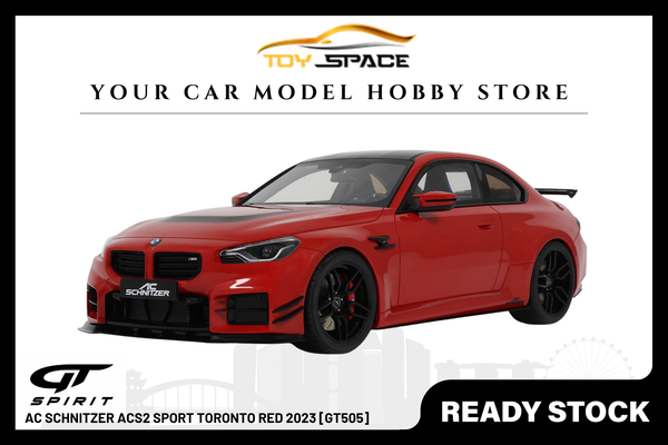 [GT SPIRIT] 1:18 AC Schnitzer ACS2 Sport Toronto Red 2023 [GT505]