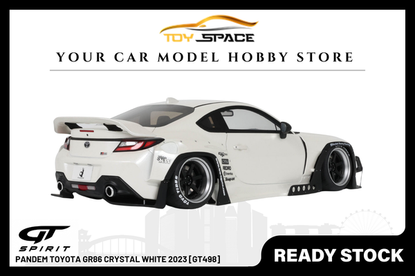 [GT SPIRIT] 1:18 Pandem Toyota GR86 Crystal White 2023 [GT498]