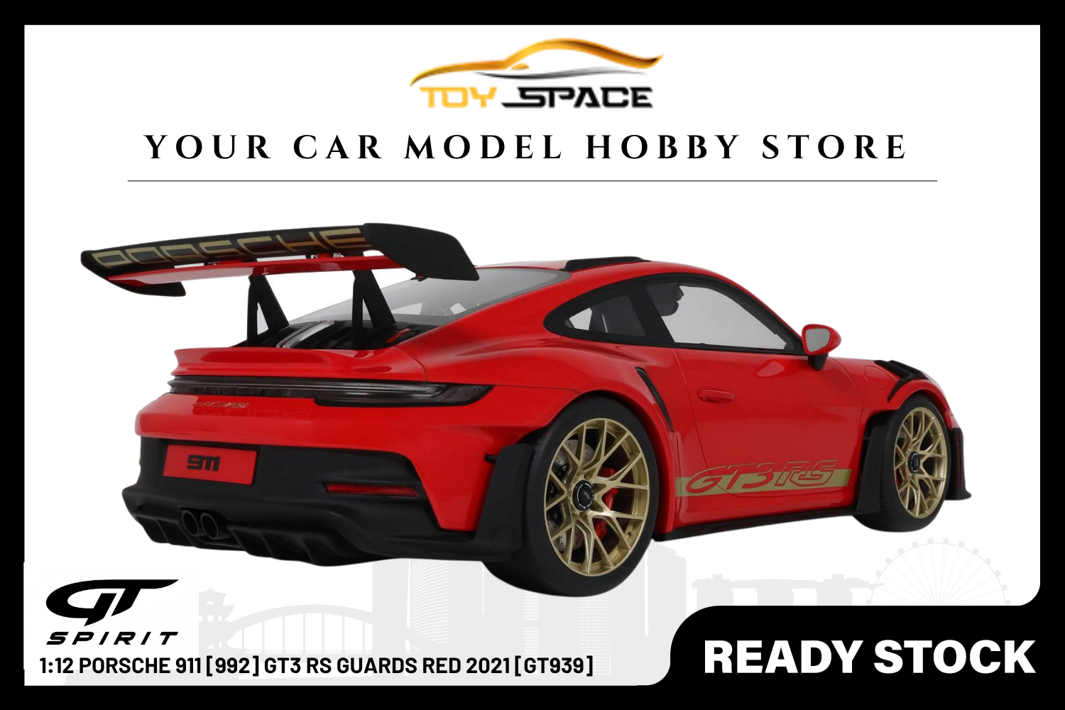[GT SPIRIT] 1:12 Porsche 911 [992] GT3 RS Guards Red 2021 [GT939]