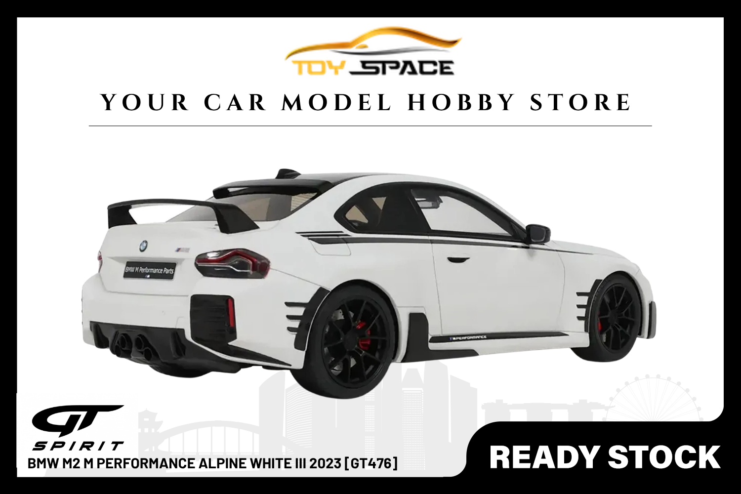 [GT SPIRIT] 1:18 BMW M2 M Performance Alpine White III 2023 [GT476]