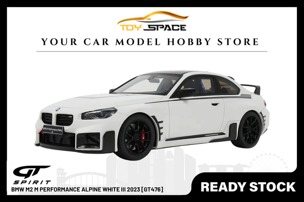 [GT SPIRIT] 1:18 BMW M2 M Performance Alpine White III 2023 [GT476]