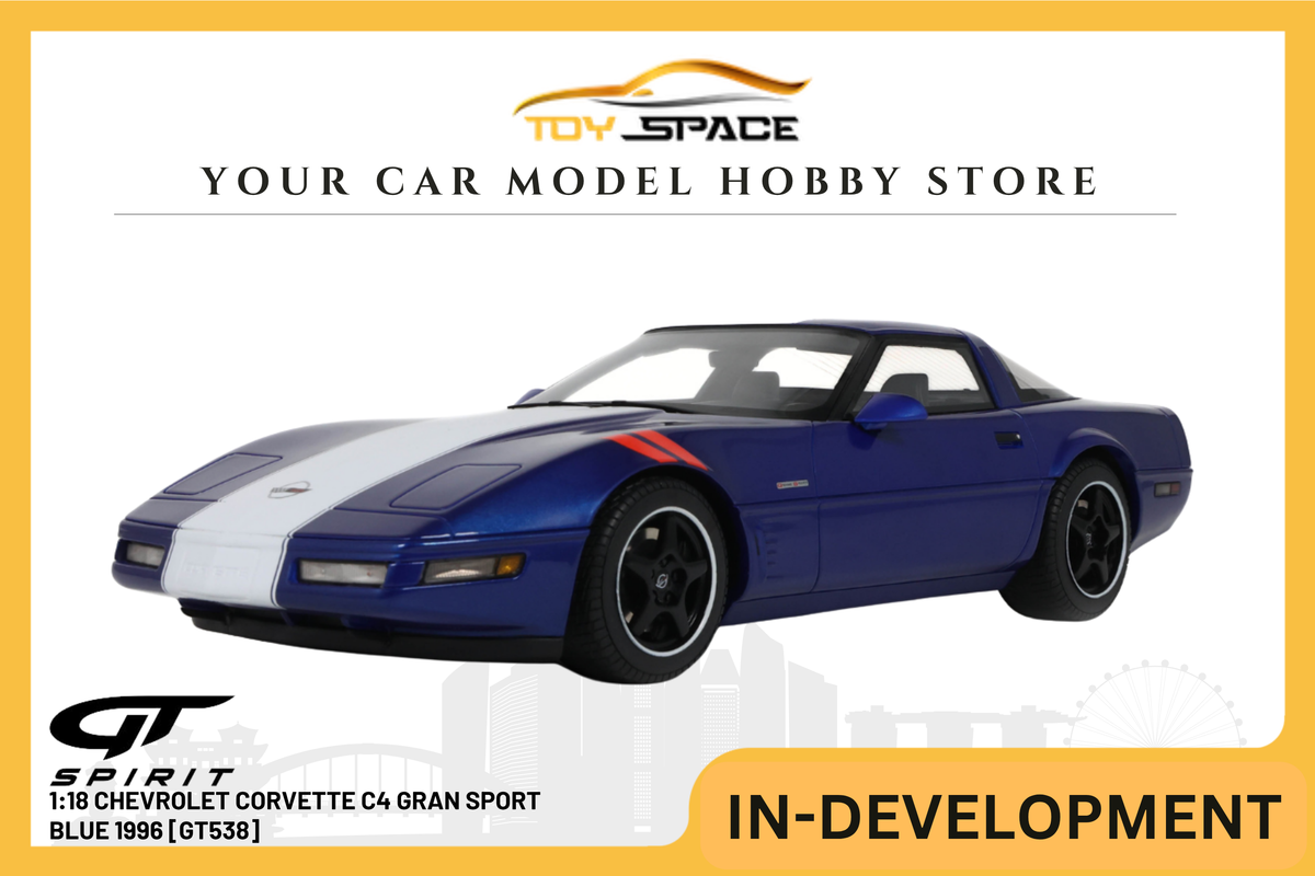 [GT SPIRIT] 1:18 Chevrolet Corvette C4 Gran Sport Blue 1996 [GT538]