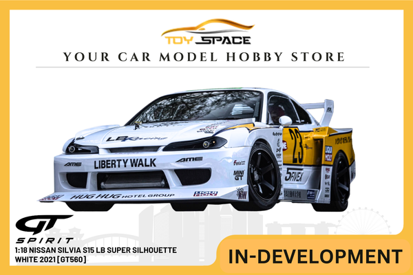 [GT SPIRIT] 1:18 Nissan Silvia S15 LB Super Silhouette White 2021 [GT560]