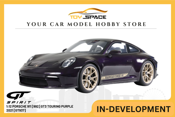 [GT SPIRIT] 1:12 Porsche 911 [992] GT3 Touring Purple 2021 [GT937]