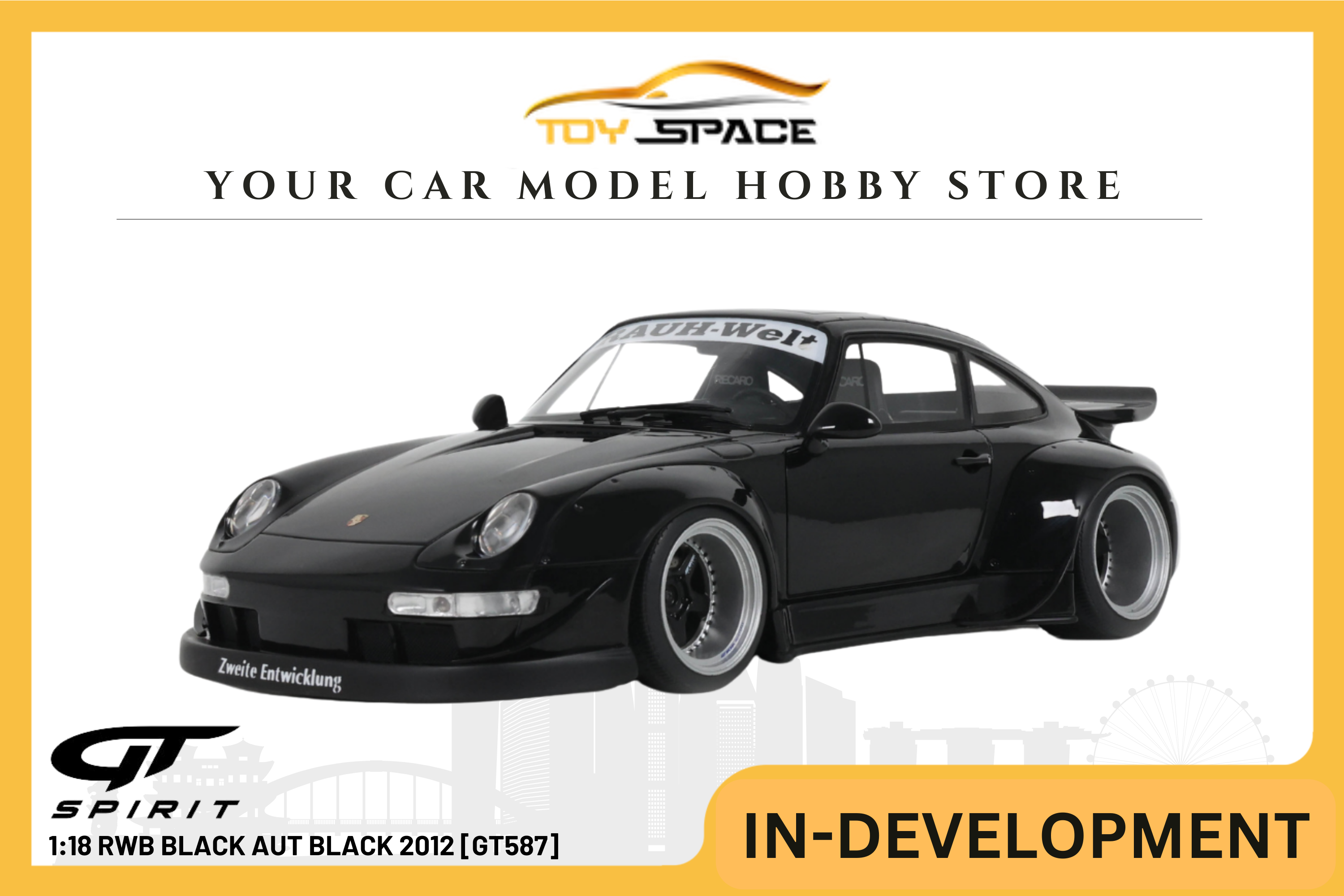 [GT SPIRIT] 1:18 RWB Black Aut Black 2012 [GT587]