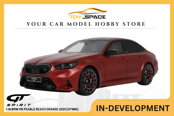 [GT SPIRIT] 1:18 BMW M5 Peable Beach Orange 2025 [GT966]