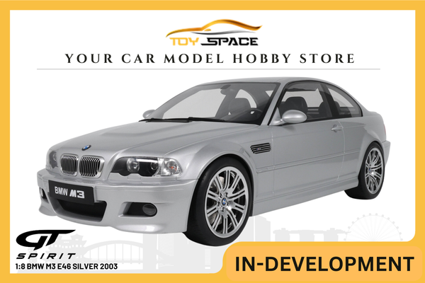 [GT SPIRIT] 1:8 BMW M3 E46 Silver 2003