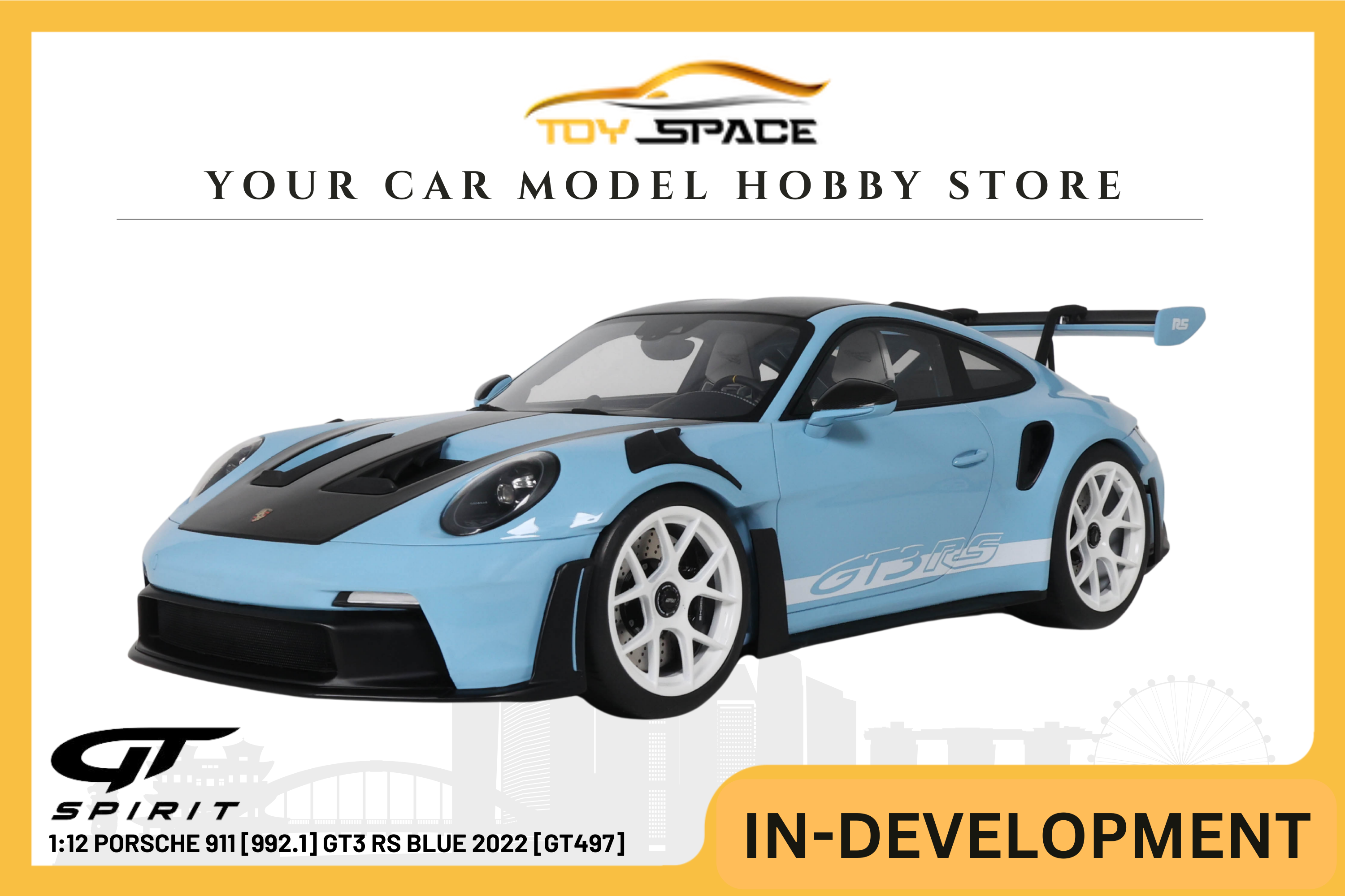 [GT SPIRIT] 1:12 Porsche 911 [992.1] GT3 RS Blue 2022 [GT497]