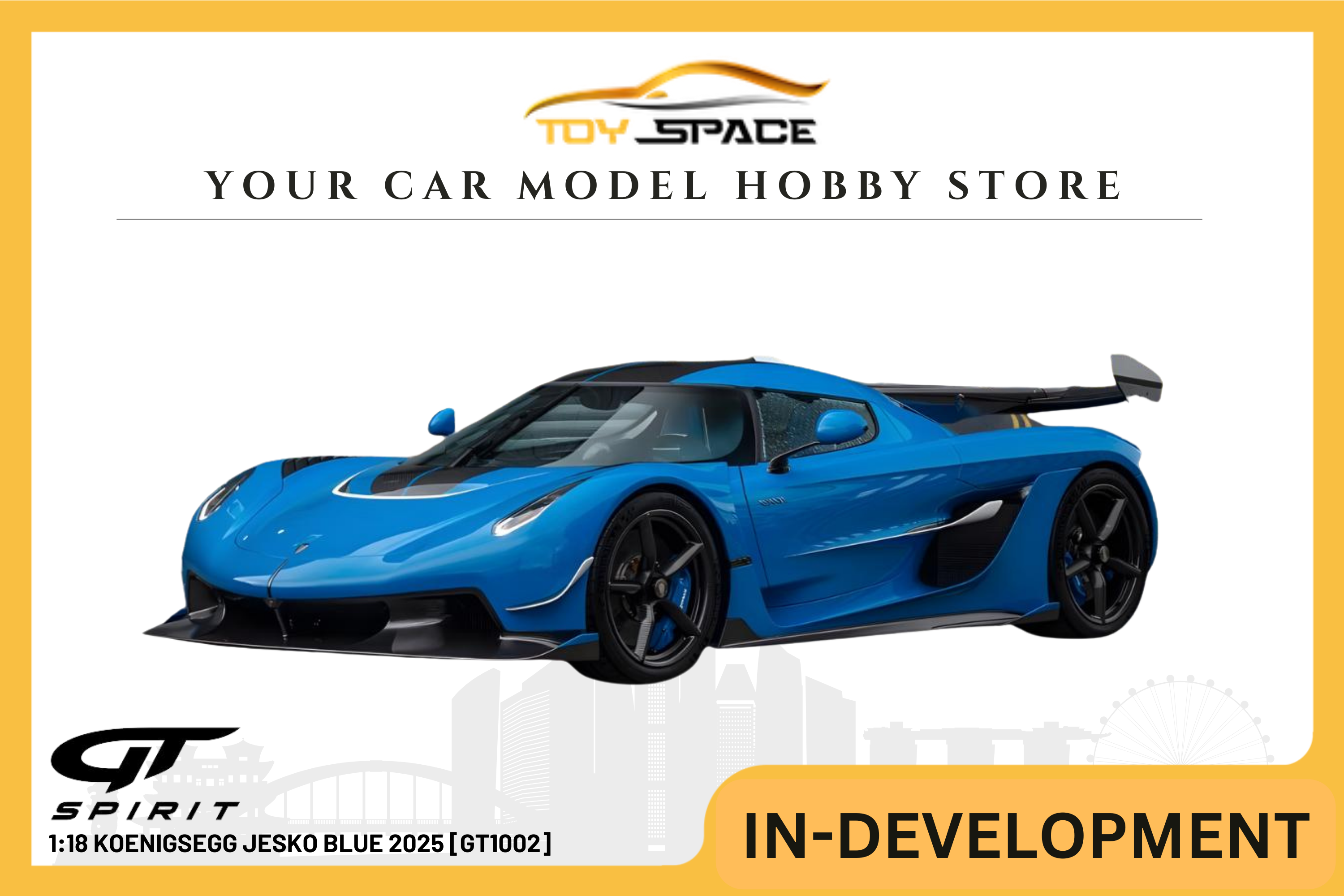 [GT SPIRIT] 1:18 Koenigsegg Jesko Blue 2025 [GT1002]