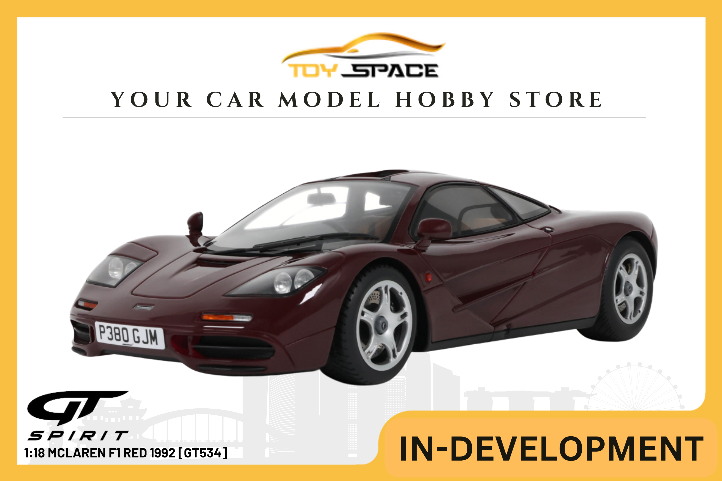 [GT SPIRIT] 1:18 Mclaren F1 RED 1992 [GT534]